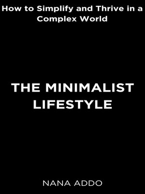 cover image of The Minimalist Lifestyle